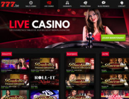 Casino777: roulette et blackjack en direct du Casino de Spa