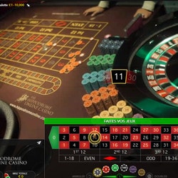 Roulette en ligne en direct de casinos